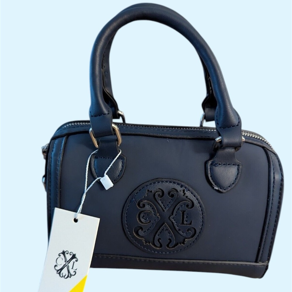 CXL by Christian Lacroix | Sydney Nylon CXL Micro Barrel Bag | Black | N…